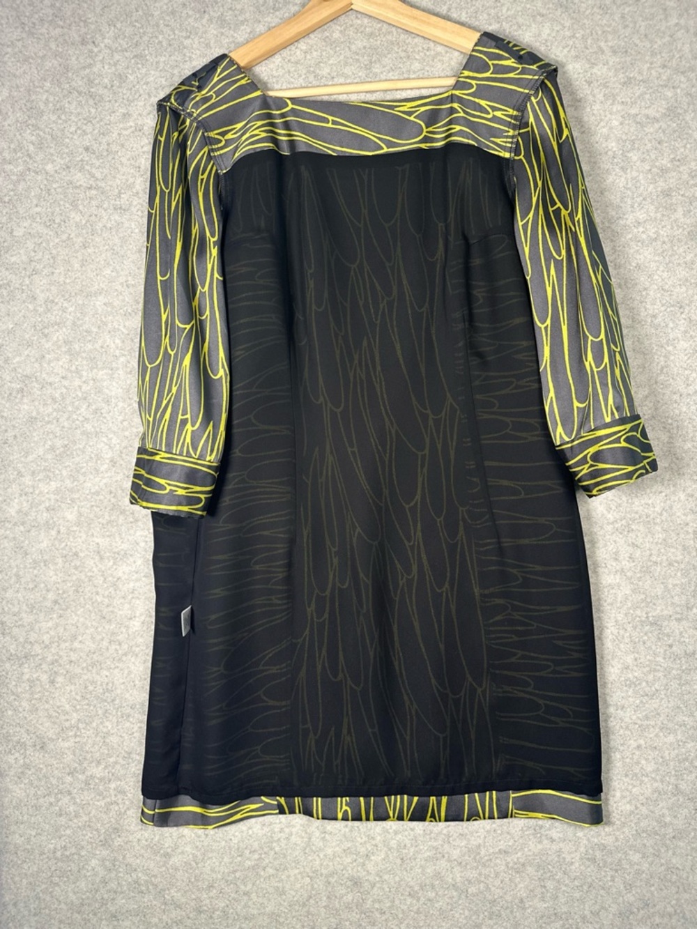 An Original Milly of New York 5F BERGDORF GOODMAN Shift Dress Gray Green Luxury - Picture 15 of 16